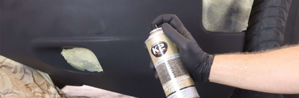 Finisarea elementelor reparate si obtinerea texturii originale de plastic